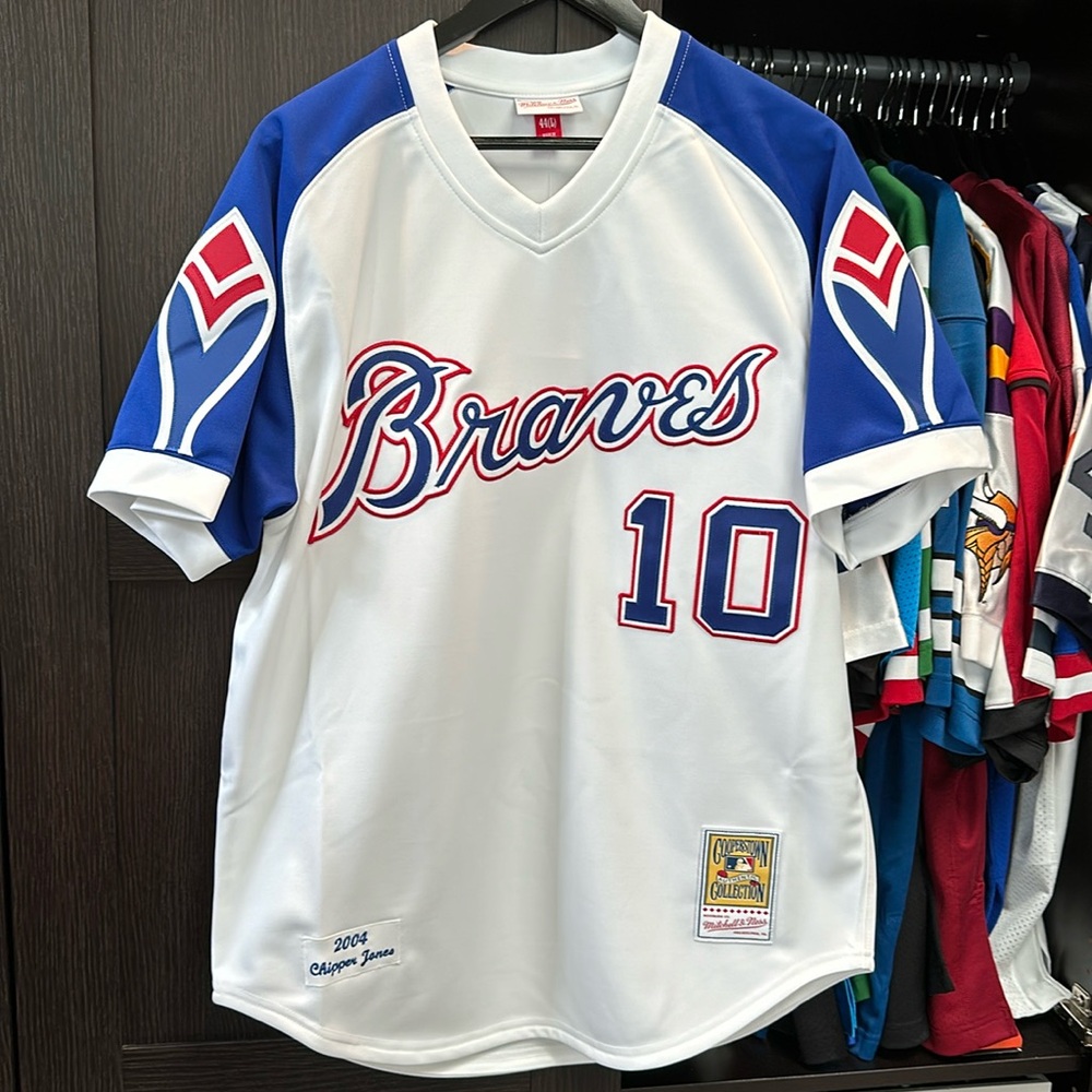 Chipper Jones Atlanta Braves Mitchell & Ness 2004 MLB Authentic Jersey